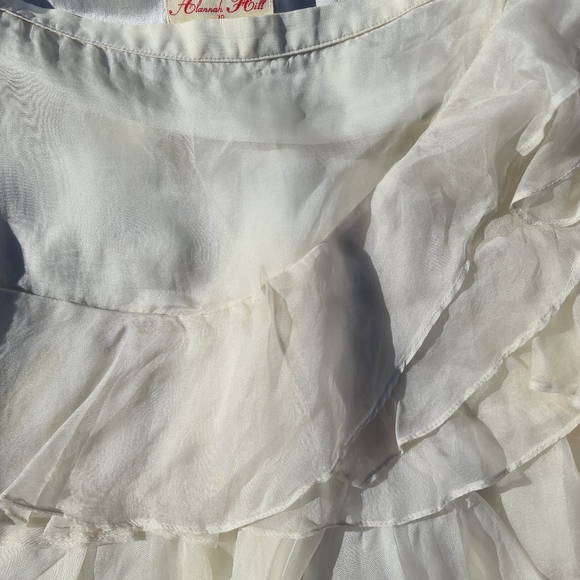 Alannah Hill Cream Frill Flair Skirt - Picture 3 of 3